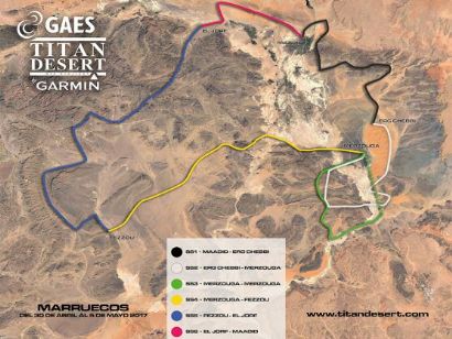 La Gaes Titan Desert by Garmin presenta su recorrido más desértico