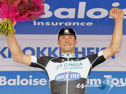 Tom Boonen suma su segunda victoria en la Vuelta a Bélgica y sigue líder