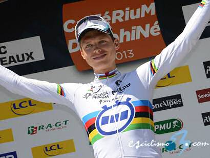 Critérium del Dauphiné: Martin gana la crono y Dennis es el nuevo líder