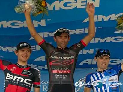 Tour de California: Acevedo gana la segunda etapa y se viste de líder