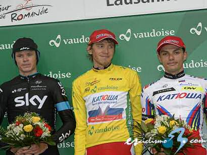 Tour de Romandía: Tony Martin gana la última crono, Ilnur Zakarin vencedor final