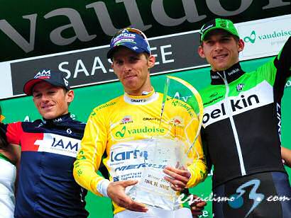 Vuelta a Suiza: Rui Costa: "Una jornada maravillosa. Increíble terminar así"
