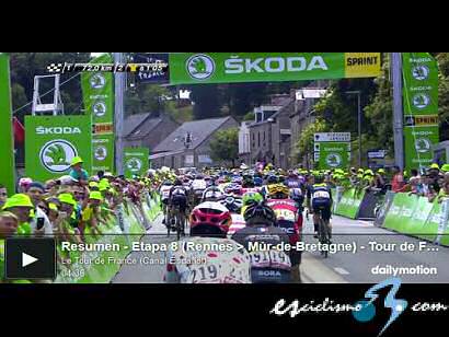 Tour de Francia: Vídeo resumen de la 8ª etapa del Tour de Francia