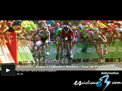 Tour de Francia: Vídeo resumen de la 13ª etapa