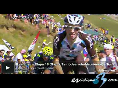 Tour de Francia: Vídeo resumen de la 18ª etapa del Tour de Francia