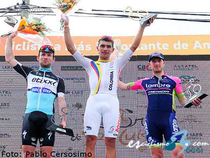 Tour de San Luis: Fernando Gaviria repite victoria en la tercera etapa