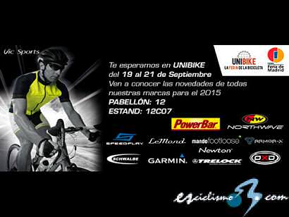 Vic Sports presentar las novedades de sus marcas en Unibike 2014