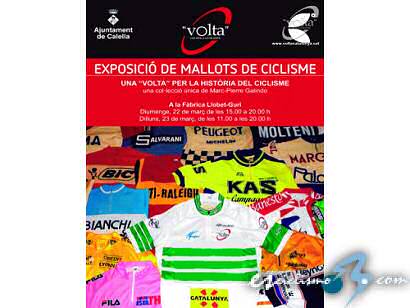 Volta a Catalunya: La Fbrica Llobet-Guri de Calella acoger una exposicin de maillots