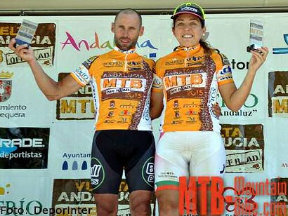 Vuelta Andalucía MTB: Fito García y Celina Carpinteiro, líderes tras la tercera etapa
