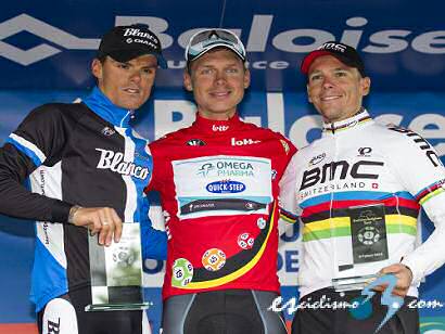 Tony Martin se adjudica la Vuelta a Bélgica y Luis León Sánchez la última etapa