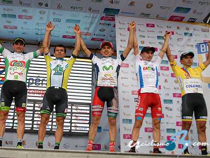 Vuelta a Colombia: Camacho gana la sexta etapa y Rubiano sigue liderando