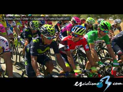 Vuelta a España: Vídeo resumen de la séptima etapa de La Vuelta 2015