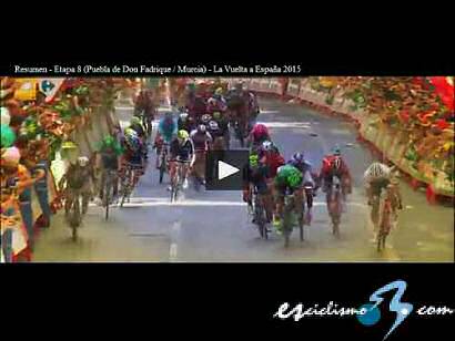Vuelta a España: Vídeo resumen de la octava etapa de La Vuelta 2015