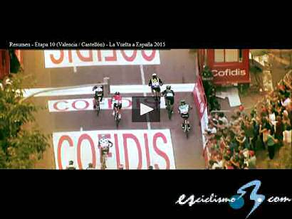 Vuelta a España: Vídeo resumen de la décima etapa de La Vuelta 2015