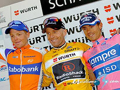 Levi Leipheimer se lleva la Vuelta a Suiza y Fabian Cancellara la contrarreloj final