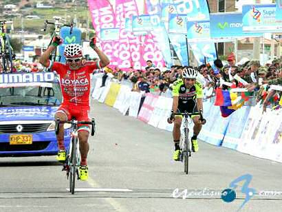 Vuelta a Colombia: Wílmer Rodríguez gana la segunda etapa y Jaime Castañeda es líder