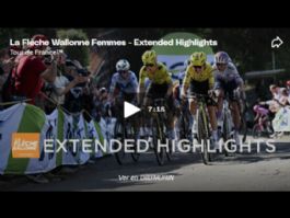 V�deo resumen de la de la Flecha Valona Femenina 2026