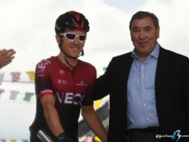 Destrozan una estatua de Eddy Merckx en Bruselas