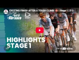 Vídeo resumen de la 1ª etapa del Giro de los Abruzos 2026 Vídeo resumen de la 1ª etapa del Giro de los Abruzos 2026
