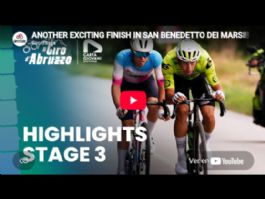 V�deo resumen de la 3� etapa del Giro de los Abruzos 2026