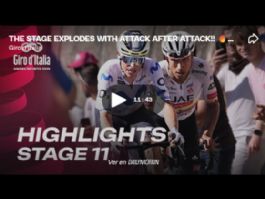 Vídeo resumen de la 11ª etapa del Giro de Italia 2026 Vídeo resumen de la 11ª etapa del Giro de Italia 2026