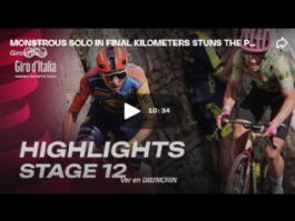 Vídeo resumen de la 12ª etapa del Giro de Italia 2026 Vídeo resumen de la 12ª etapa del Giro de Italia 2026