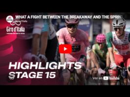 Vídeo resumen de la 15ª etapa del Giro de Italia 2026 Vídeo resumen de la 15ª etapa del Giro de Italia 2026