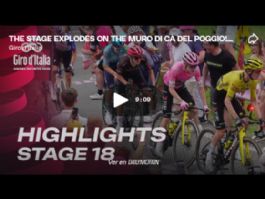 V�deo resumen de la 18� etapa del Giro de Italia 2026