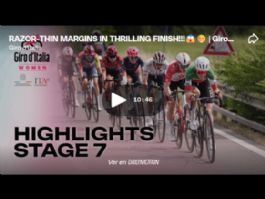 V�deo resumen de la 7� etapa del Giro de Italia Femenino 2026
