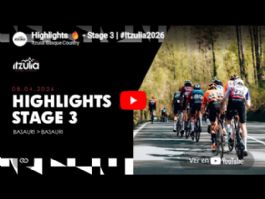 Vídeo resumen de la 3ª etapa de la Itzulia-Vuelta al País Vasco 2026 Vídeo resumen de la 3ª etapa de la Itzulia-Vuelta al País Vasco 2026