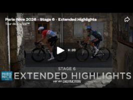V�deo resumen de la 6� etapa de la Par�s-Niza 2026