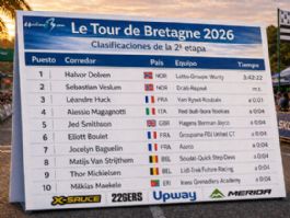 Clasificaciones completas de la 2� etapa del Tour de Breta�a 2026