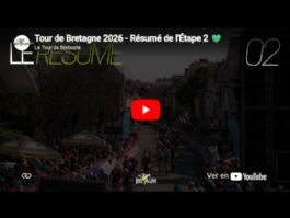 V�deo resumen de la 2� etapa del Tour de Breta�a 2026