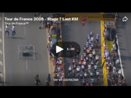 Vídeo del último kilómetro de la 7ª etapa del Tour de Francia. Sprint para Tim Merlier Vídeo del último kilómetro de la 7ª etapa del Tour de Francia. Sprint para Tim Merlier
