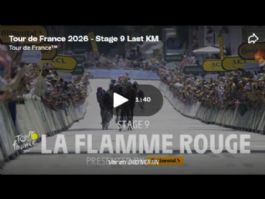 Vídeo del último kilómetro de la 9ª etapa del Tour de Francia. Gana Mathieu van der Poel Vídeo del último kilómetro de la 9ª etapa del Tour de Francia. Gana Mathieu van der Poel