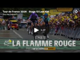 V�deo del �ltimo kil�metro de la 13� etapa del Tour de Francia. Schmid vs Tejada