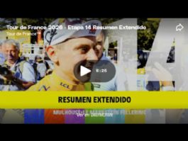 Vídeo resumen de la 14ª etapa del Tour de Francia 2026 Vídeo resumen de la 14ª etapa del Tour de Francia 2026