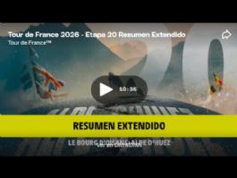 Vídeo resumen de la 20ª etapa del Tour de Francia 2026 Vídeo resumen de la 20ª etapa del Tour de Francia 2026