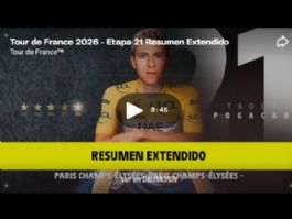 V�deo resumen de la 21� etapa del Tour de Francia 2026