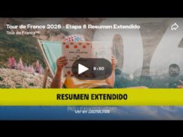 Vídeo resumen de la 6ª etapa del Tour de Francia 2026 Vídeo resumen de la 6ª etapa del Tour de Francia 2026