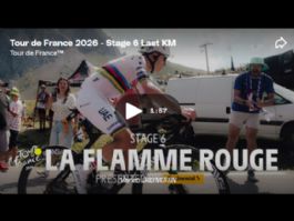 Vídeo del último kilómetro de la 6ª etapa del Tour de Francia. Exhibición de Pogacar Vídeo del último kilómetro de la 6ª etapa del Tour de Francia. Exhibición de Pogacar