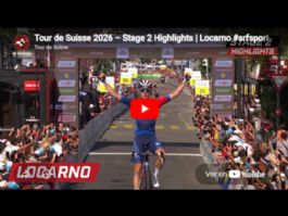 Vídeo resumen de la 2ª etapa del Tour de Suiza 2026 Vídeo resumen de la 2ª etapa del Tour de Suiza 2026