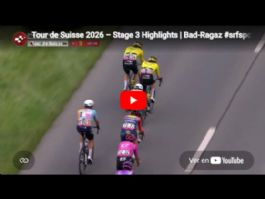 Vídeo resumen de la 3ª etapa del Tour de Suiza 2026 Vídeo resumen de la 3ª etapa del Tour de Suiza 2026