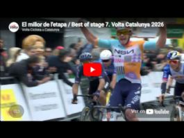 Vídeo resumen de la 7ª etapa de la Volta a Catalunya 2026 Vídeo resumen de la 7ª etapa de la Volta a Catalunya 2026