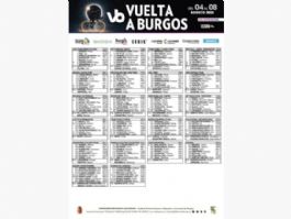 Listado oficial de ciclistas inscritos en la Vuelta a Burgos 2026 [Dorsales]