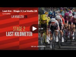 Vídeo del último kilómetro de la 2ª etapa de la Vuelta a España 2026 Vídeo del último kilómetro de la 2ª etapa de la Vuelta a España 2026