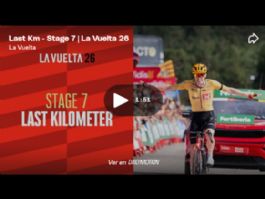 Vídeo del último kilómetro de la 7ª etapa de la Vuelta a España. Leknessund gana en solitario Vídeo del último kilómetro de la 7ª etapa de la Vuelta a España. Leknessund gana en solitario