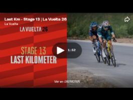 Vídeo del último kilómetro de la 13ª etapa de la Vuelta a España. Van Aert vs. Paret-Peintre Vídeo del último kilómetro de la 13ª etapa de la Vuelta a España. Van Aert vs. Paret-Peintre