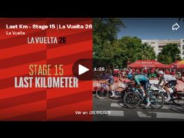 V�deo del �ltimo kil�metro de la 15� etapa de la Vuelta a Espa�a. Segunda de Van Aert