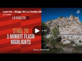 Vídeo del último kilómetro de la 20ª etapa de la Vuelta a España. ¡Landismo! Vídeo del último kilómetro de la 20ª etapa de la Vuelta a España. ¡Landismo!